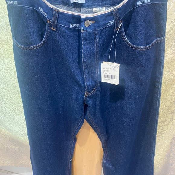 Moschino Jeans Designer Vintage  Premium Raw Denim Sz 38 - Picture 10 of 11
